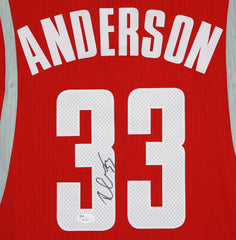 Ryan Anderson Houston Rockets Signed Autographed Red #33 Custom Jersey JSA COA