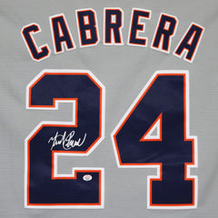 Miguel Cabrera Detroit Tigers Signed Autographed Gray #24 Jersey PAAS COA