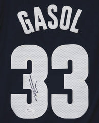 Marc Gasol Memphis Grizzlies Signed Autographed Blue #33 Jersey JSA COA