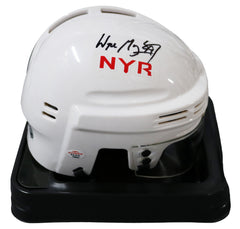 Wayne Gretzky New York Rangers Signed Autographed White Hockey Mini Helmet PAAS COA
