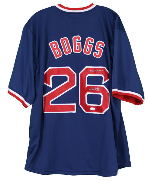 Wade Boggs Boston Red Sox Signed Autographed Gray #26 Jersey