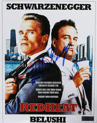 Arnold Schwarzenegger Signed Autographed 8" x 10" Red Heat Photo Heritage Authentication COA
