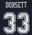 Tony Dorsett Dallas Cowboys Signed Autographed Blue #33 Custom Jersey PAAS COA