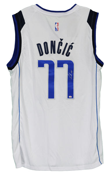 Luka Doncic Dallas Mavericks Signed Autographed Blue #77 Jersey
