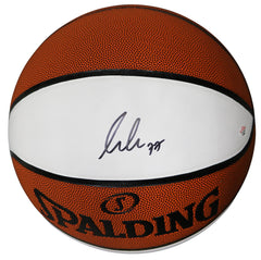 Luka Doncic Dallas Mavericks Signed Autographed Spalding NBA White Panel Basketball PAAS COA