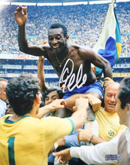 Pele Brazil Signed Autographed 8" x 10" Photo Heritage Authentication COA
