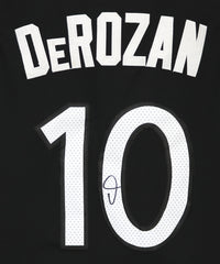 DeMar DeRozan Toronto Raptors Signed Autographed Black #10 Jersey