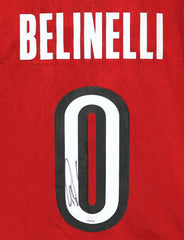 Marco Belinelli Toronto Raptors Signed Autographed Red #0 Jersey JSA COA