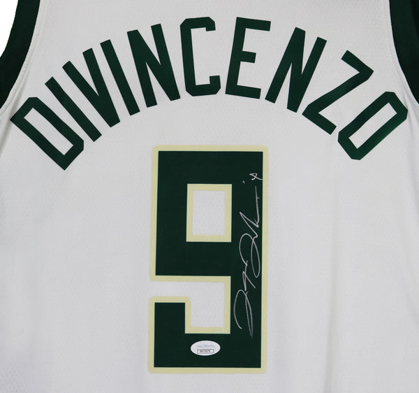 Donte DiVincenzo Signed Milwaukee Bucks Jersey Inscribed 21 Champs (JSA)