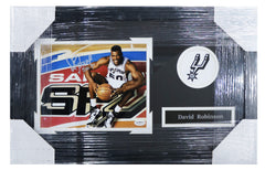 David Robinson San Antonio Spurs Signed Autographed 22" x 14" Framed Photo