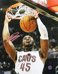 Donovan Mitchell Cleveland Cavaliers Cavs Signed Autographed 8" x 10" Dunking Photo PRO-Cert COA