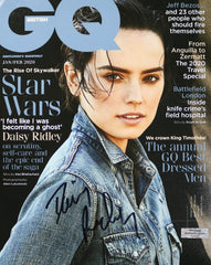 Daisy Ridley Signed Autographed 8" x 10" British GQ Cover Photo Heritage Authentication COA