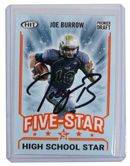 Joe Burrow Athens High School Signed Autographed 2020 Sage Hit #90 Football Card PRO-Cert COA