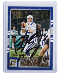 Peyton Manning Indianapolis Colts Signed Autographed 2016 Panini Donruss #13 Football Card PRO-Cert COA