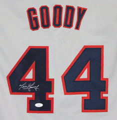 Nick Goody Cleveland Indians Signed Autographed Gray #44 Custom Jersey JSA COA