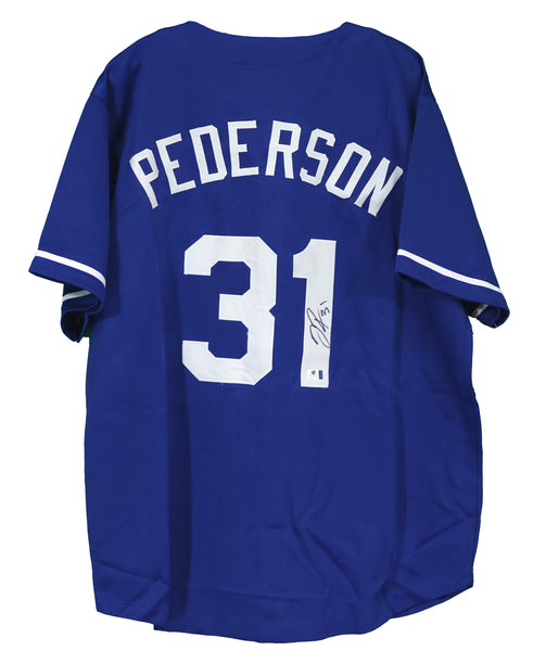 Joc Pederson Los Angeles Dodgers Signed Autographed Blue #31 Jersey Global  COA