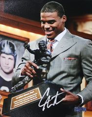 Cam Newton Auburn Tigers Signed Autographed 8" x 10" Heisman Trophy Photo Heritage Authentication COA