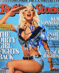 Christina Aguilera Signed Autographed 8" x 10" Rolling Stone Photo Heritage Authentication COA