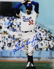 Sandy Koufax Los Angeles Dodgers Signed Autographed 8" x 10" Windup Photo Heritage Authentication COA