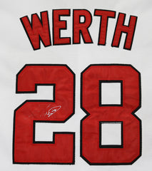 Jayson Werth Washington Nationals Signed Autographed White #28 Jersey