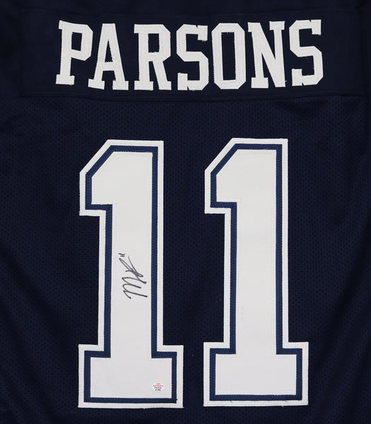 Unsigned Micah Parsons Jersey #11 Dallas Custom Stitched Blue