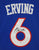 Julius Dr. J Erving Philadelphia 76ers Signed Autographed Blue #6 Jersey PAAS COA