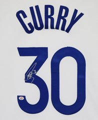 Stephen Curry Golden State Warriors Signed Autographed White #30 Jersey PAAS COA