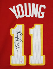Trae Young Atlanta Hawks Signed Autographed Red #11 Jersey PAAS COA