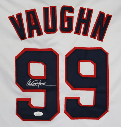 Charlie Sheen Cleveland Indians Signed Autographed White Ricky Vaughn Major League Wild Thing #99 Custom Jersey JSA Witnessed COA