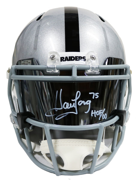 *HOWIE LONG*SIGNED*AUTOGRAPHED*OAKLAND*RAIDERS*MINI*HELMET*HALL OF FAME*COA*