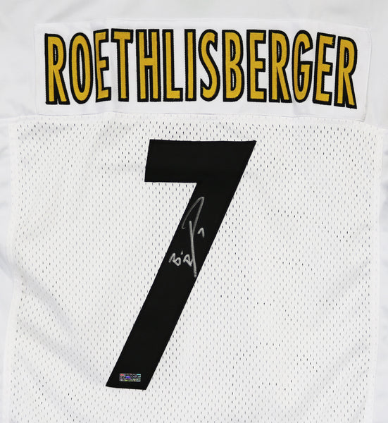 Sports-Autographs Ben Roethlisberger Pittsburgh Steelers Autographed Black Custom Jersey