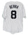 Yogi Berra New York Yankees Signed Autographed White Pinstripe #8 Custom Jersey JSA Witnessed COA