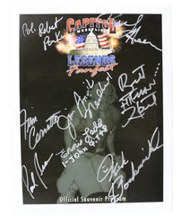 Capitol Wrestling Legends Fanfest Signed Autographed Official Souvenir Program Magazine