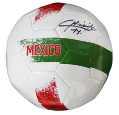 Javier Hernandez Chicharito Signed Autographed Mexico Soccer Ball