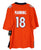 Peyton Manning Denver Broncos Signed Autographed Orange #18 Jersey PAAS COA