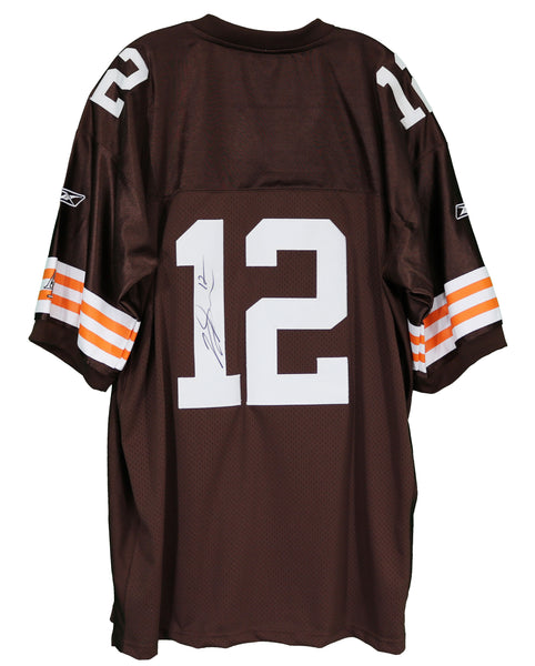 Josh Gordon Pro Style Autographed Football Jersey Brown (JSA)