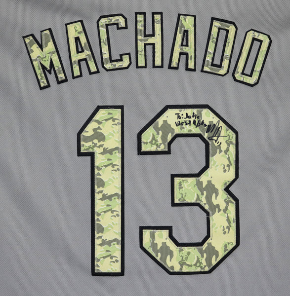 Manny Machado Signed Autograph Baltimore Orioles Jersey Rare MLB Video PROOF