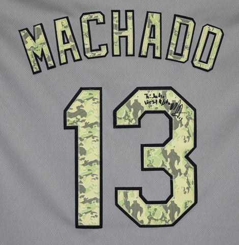 Manny Machado Signed Baltimore Orioles Jersey (PSA Hologram) 5xAll