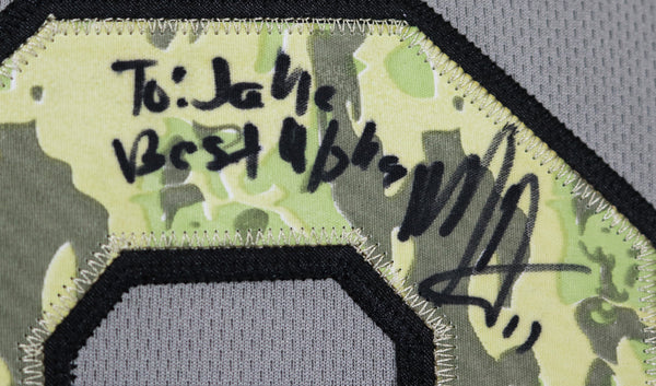 Manny Machado Baltimore Orioles Signed Autographed Camo #13 Jersey – Sports- Autographs.com