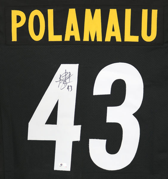 Troy Polamalu Pittsburgh Steelers Signed Autographed #43 Custom Jersey –