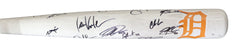 Detroit Tigers 2014-15 Team Signed Autographed Youth White Baseball Bat Authenticated Ink COA - Miguel Cabrera