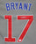 Kris Bryant Chicago Cubs Signed Autographed Gray #17 Jersey JSA COA