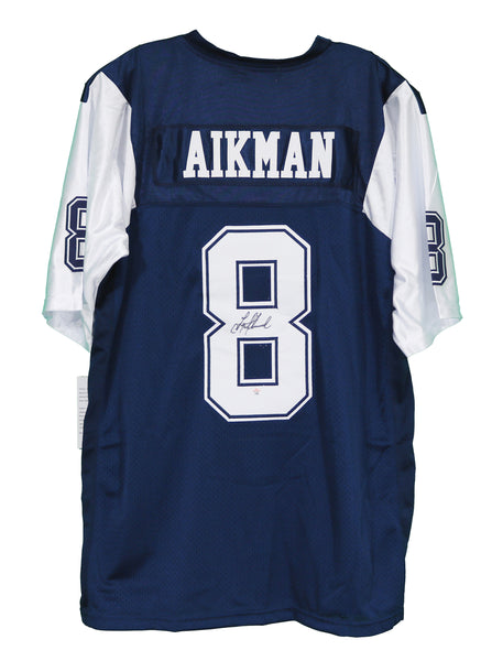 Troy Aikman Dallas Cowboys Fanatics Authentic Autographed Blue