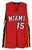 Mario Chalmers Miami Heat Signed Autographed Red #15 Custom Jersey JSA Witnessed COA