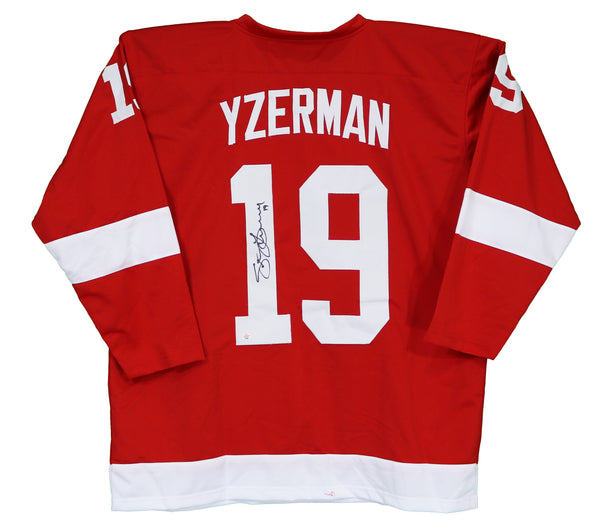 Steve Yzerman Autographed signed CCM Red Wings Vintage Jersey PSA