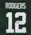 Aaron Rodgers Green Bay Packers Signed Autographed Green #12 Jersey PAAS COA