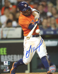 Jose Altuve Houston Astros Signed Autographed 8" x 10" Hitting Photo Global COA