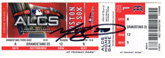 Mookie Betts Boston Red Sox Signed Autographed ALCS Home Game 1 2018 Ticket Global COA