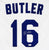 Billy Butler Kansas City Royals Signed Autographed White #16 Jersey JSA COA