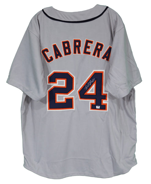 Miguel Cabrera Autographed Detroit (White #24) Custom Jersey JSA – Palm  Beach Autographs LLC